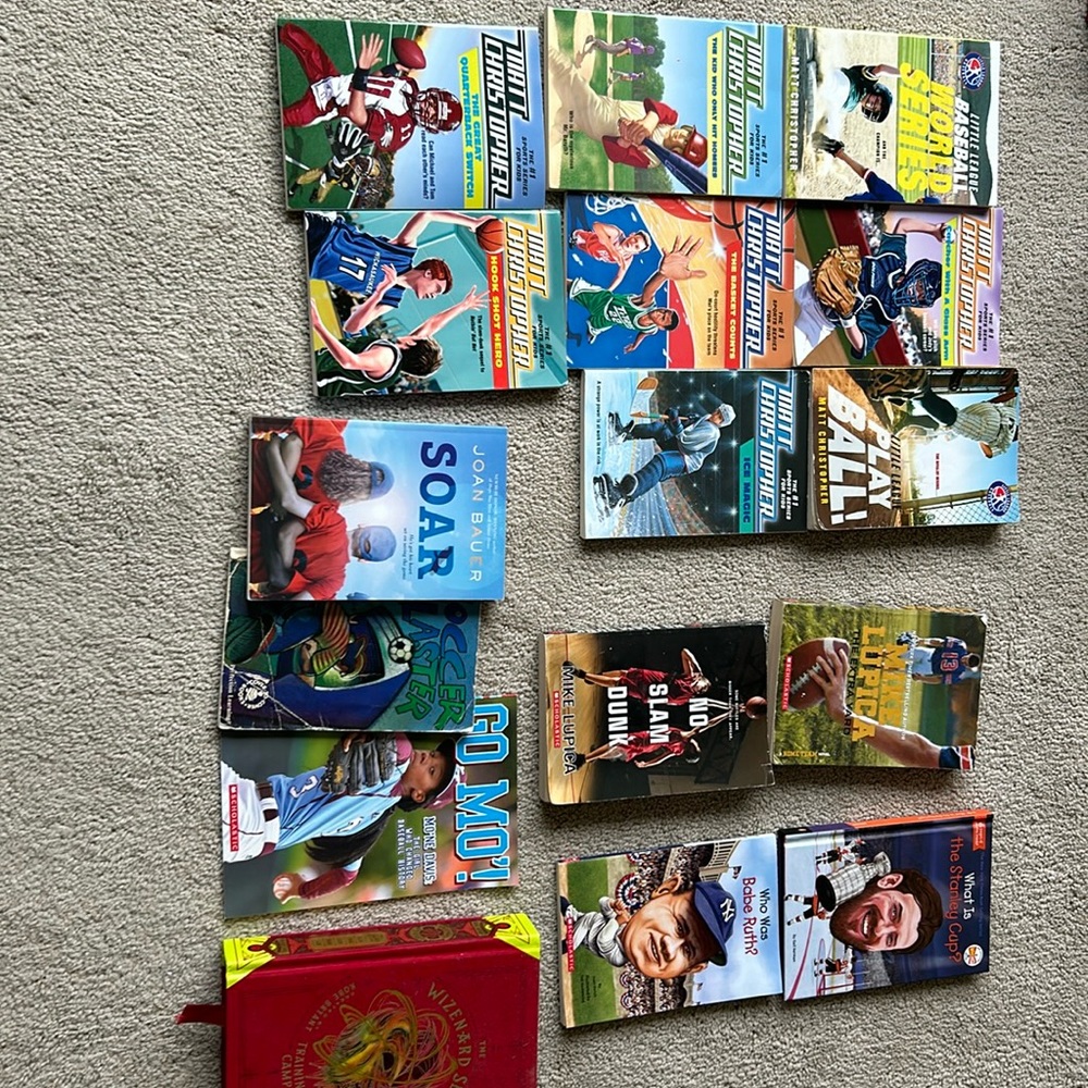 SPORTS BOOKS for elementary and middle school